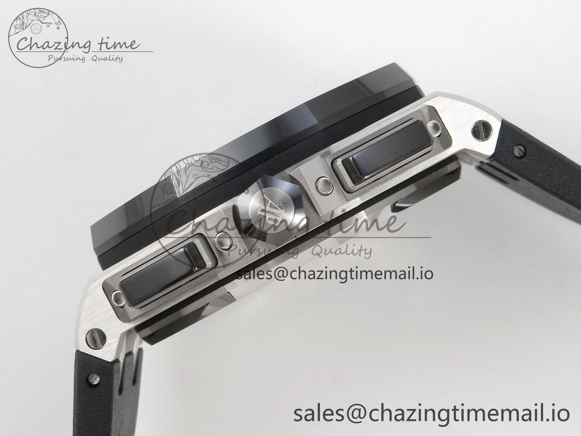 Royal Oak Offshore 44mm SS APPF Best Edition Black Dial Ceramic Bezel on Black Rubber Strap SA3126
