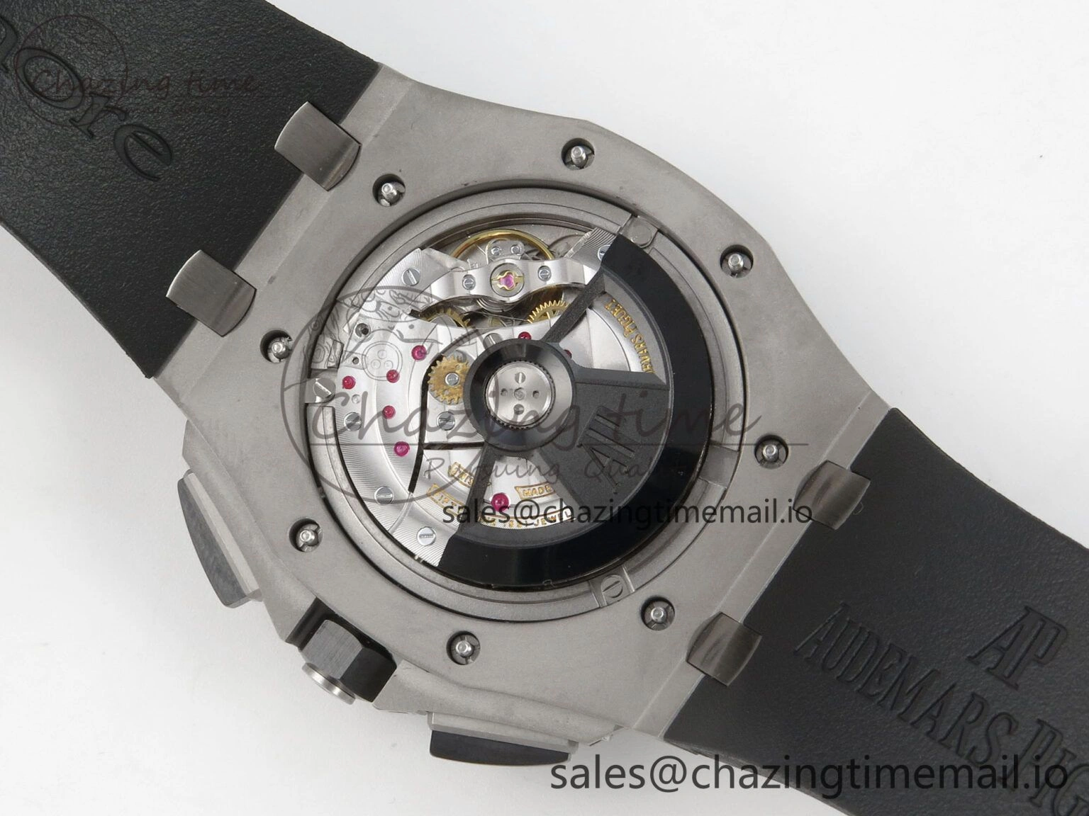 Royal Oak Offshore 44mm SS APPF Best Edition Black Dial Ceramic Bezel on Black Rubber Strap SA3126