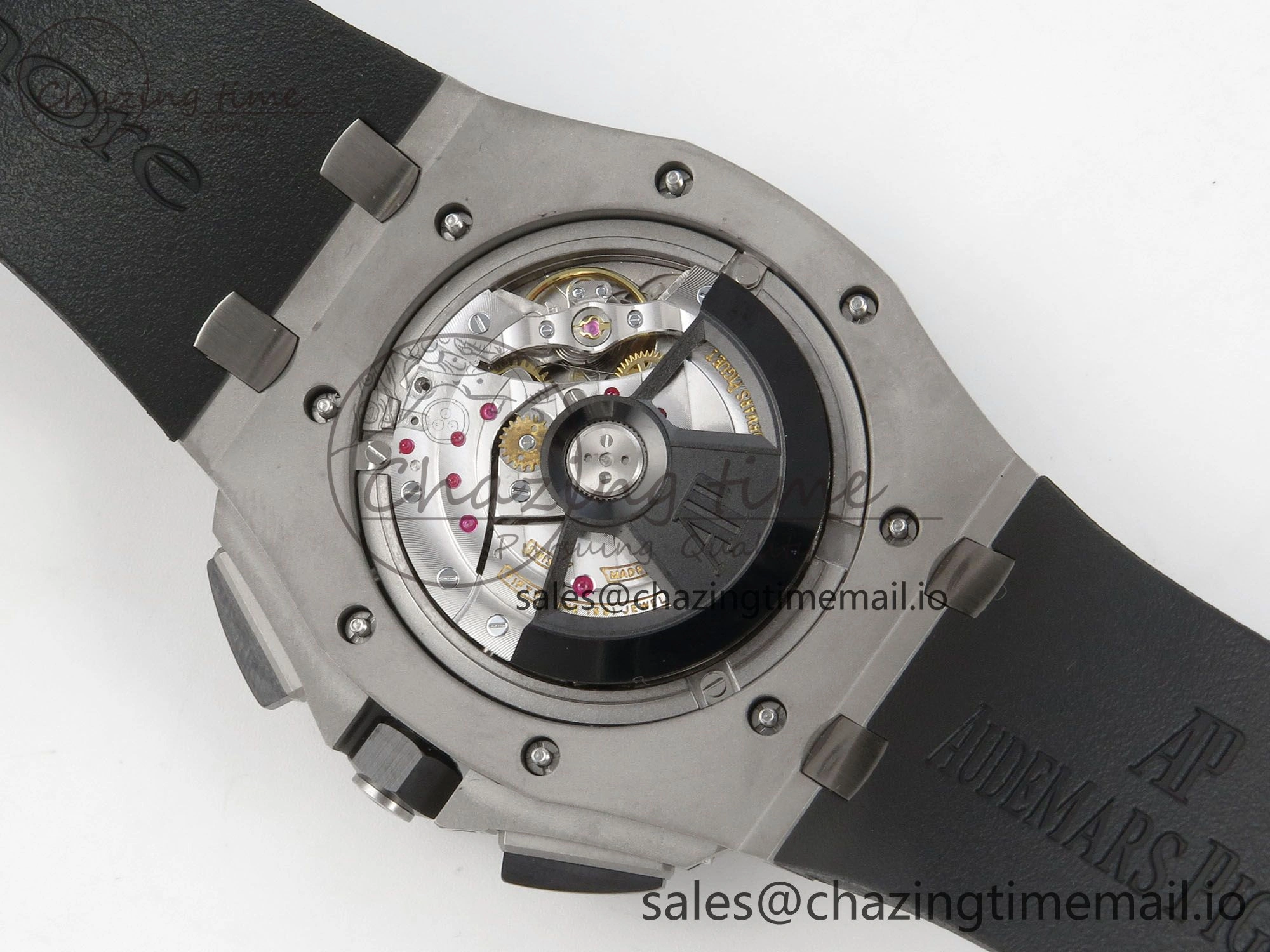 Royal Oak Offshore 44mm SS APPF Best Edition Black Dial Ceramic Bezel on Black Rubber Strap SA3126