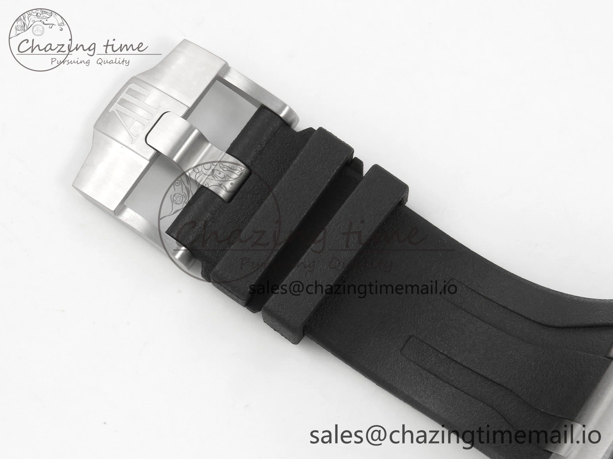 Royal Oak Offshore 44mm SS APPF Best Edition Black Dial Ceramic Bezel on Black Rubber Strap SA3126