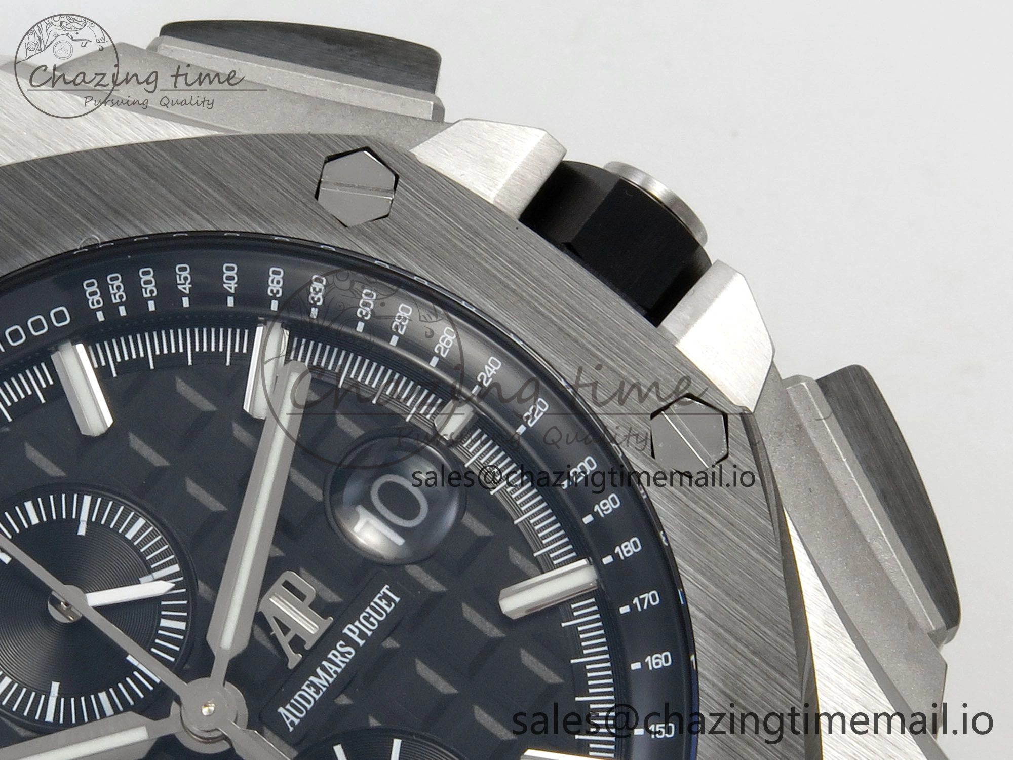 Royal Oak Offshore 44mm SS APPF Best Edition Black Dial Ceramic Bezel on Black Rubber Strap SA3126