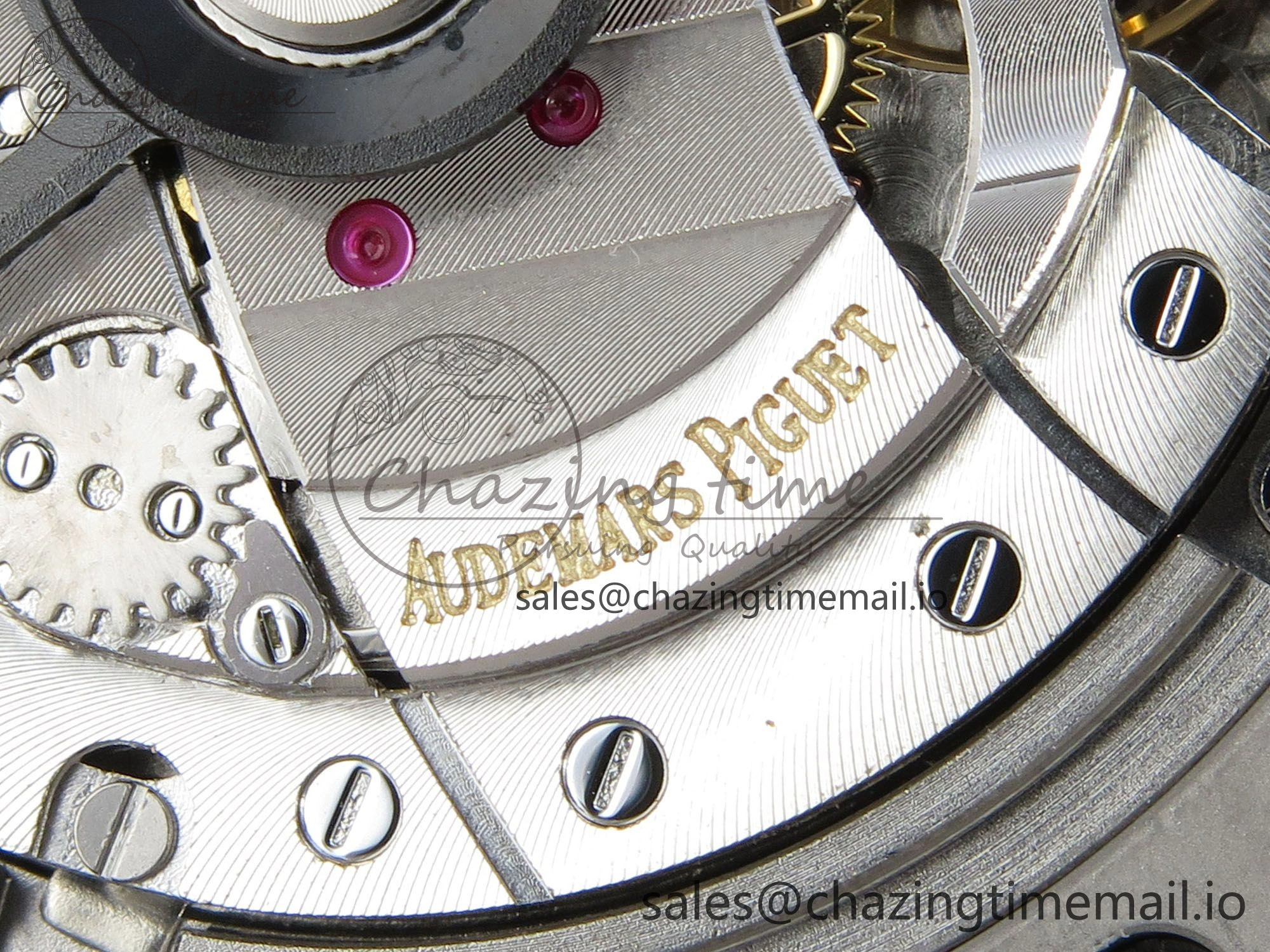 Royal Oak Offshore 44mm SS APPF Best Edition Gray White Dial Ceramic Bezel on Gray Rubber Strap SA3126
