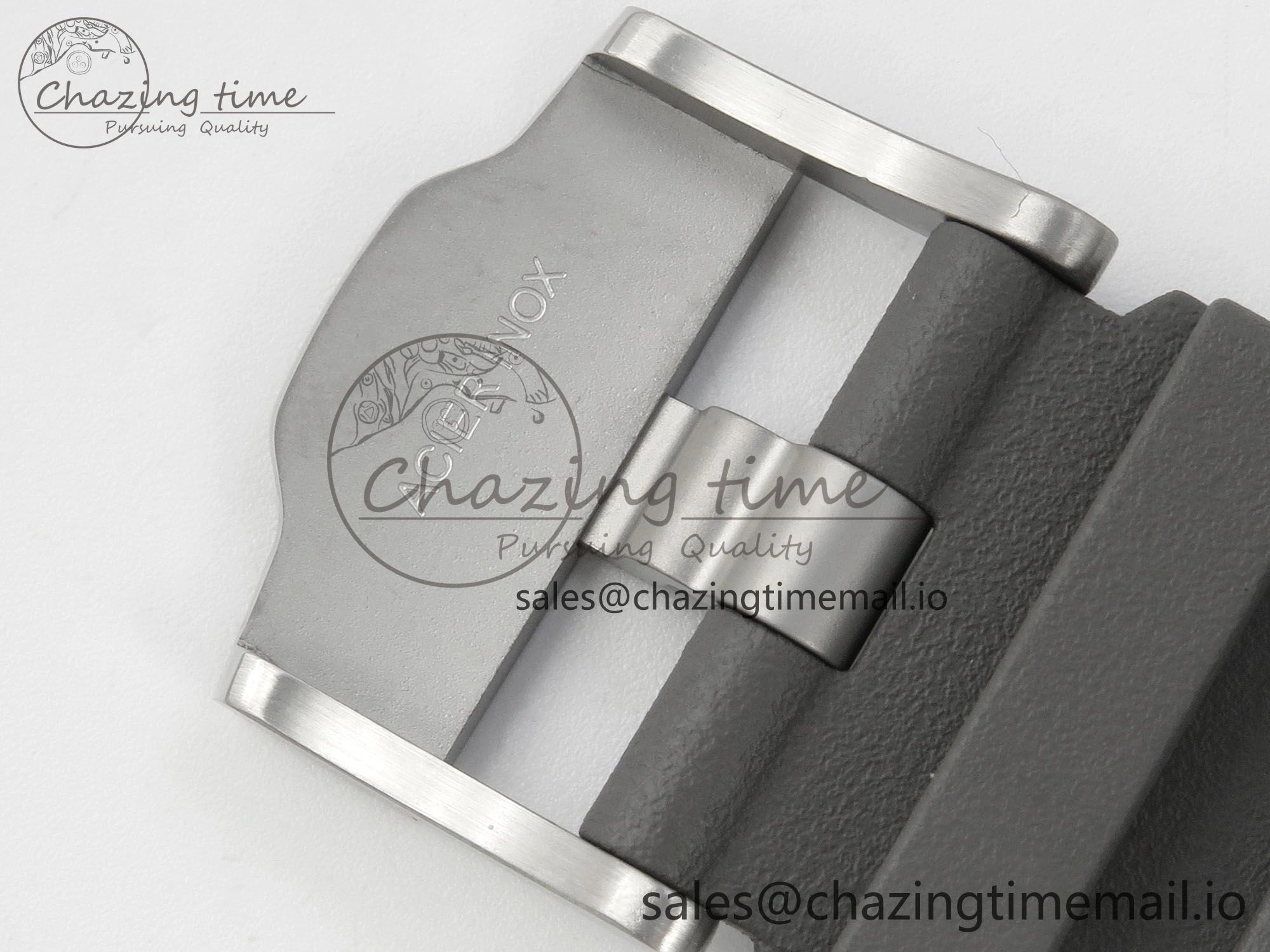 Royal Oak Offshore 44mm SS APPF Best Edition Gray White Dial Ceramic Bezel on Gray Rubber Strap SA3126