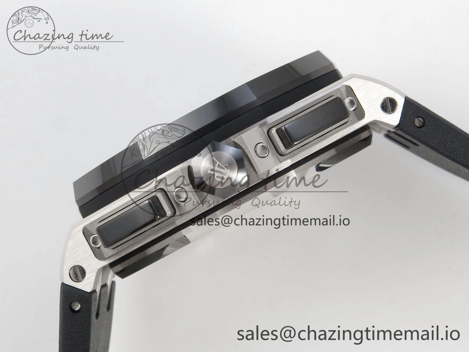 Royal Oak Offshore 44mm SS APPF Best Edition White Dial Ceramic Bezel on Black Rubber Strap SA3126
