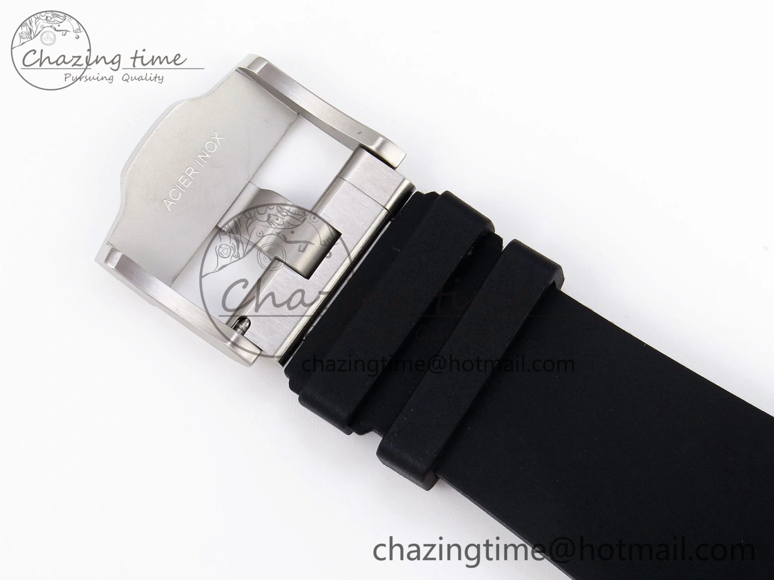 Royal Oak Offshore 44mm SS Black Ceramic Bezel APF 1:1 Best Edition Black Silver Dial on Black Rubber Strap A4401