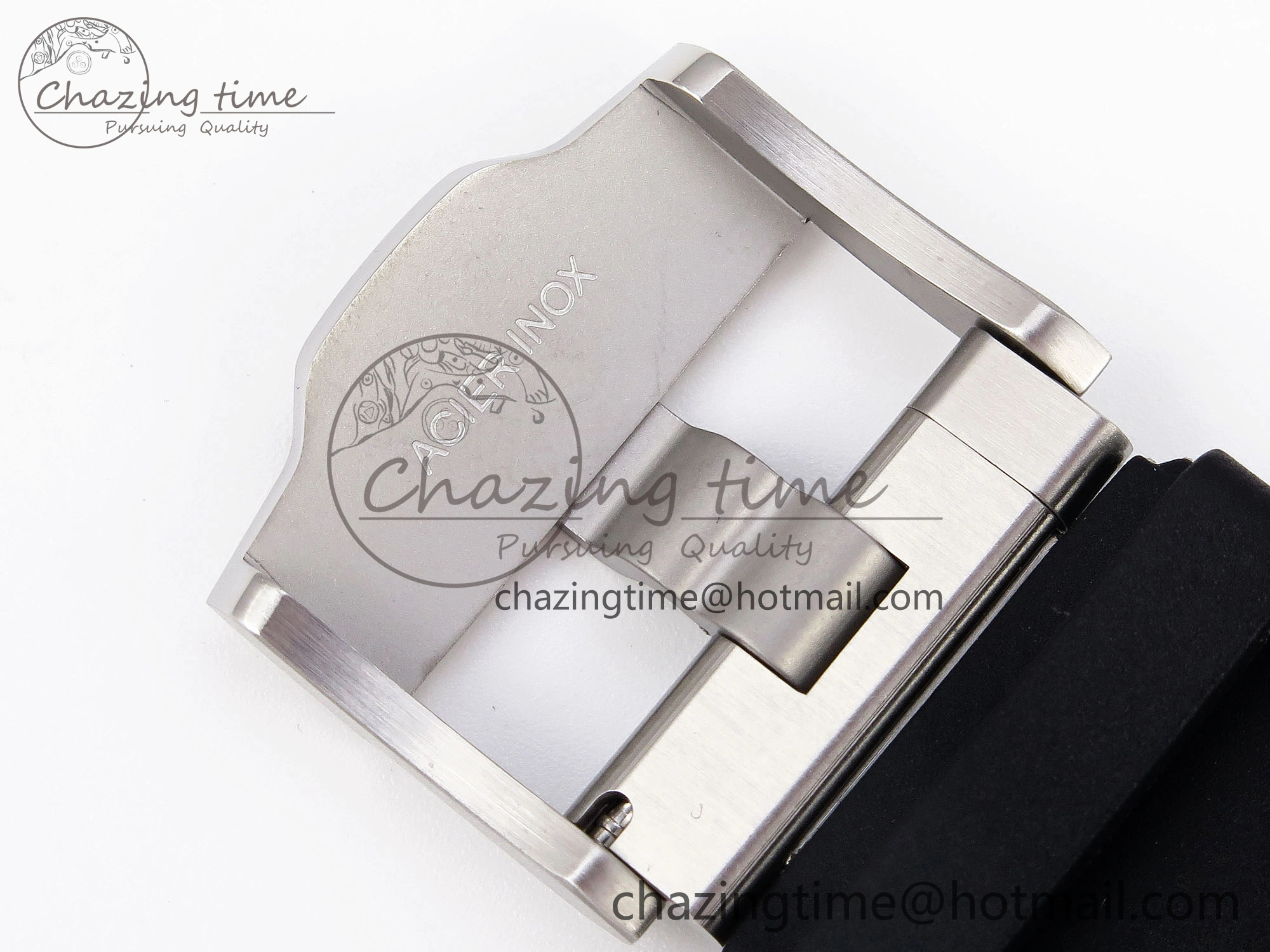 Royal Oak Offshore 44mm SS Black Ceramic Bezel APF 1:1 Best Edition Black Silver Dial on Black Rubber Strap A4401