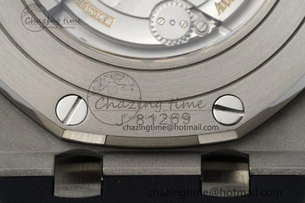 Royal Oak Offshore 44mm SS Black Ceramic Bezel APF 1:1 Best Edition Gray Dial on Gray Rubber Strap A3126