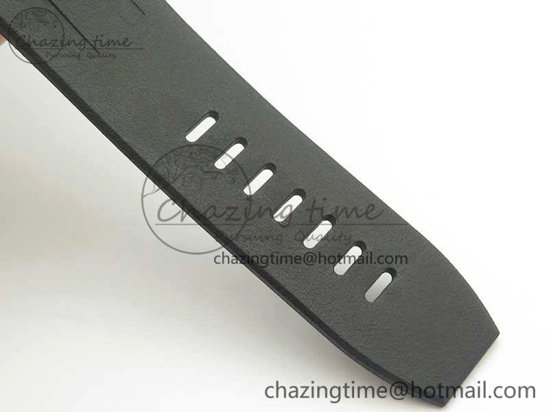 Royal Oak Offshore 44mm SS Black Ceramic Bezel JF 1:1 Best Edition On Rubber Strap A3126 V2 w  Cyclops And DW Mod