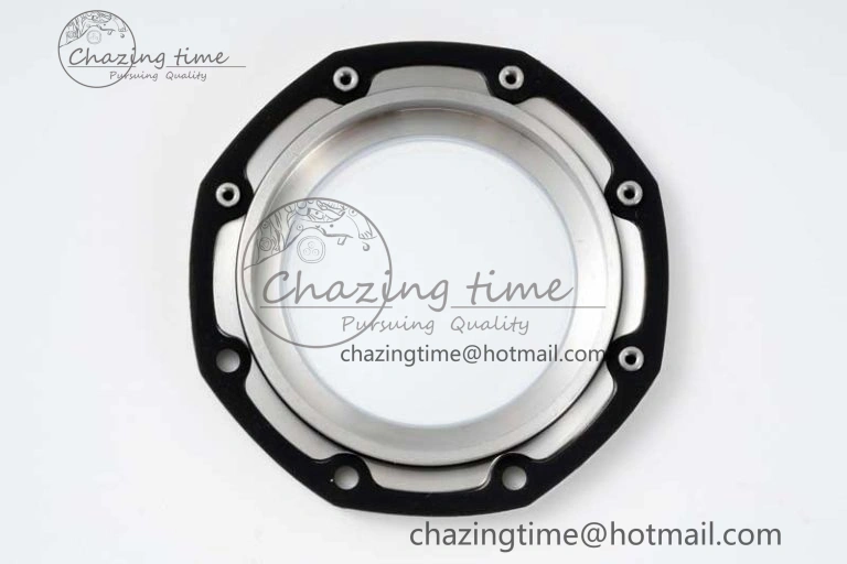 Royal Oak Offshore 44mm SS Black Ceramic Bezel RSF Best Edition Black Silver Dial on Rubber Strap A3126