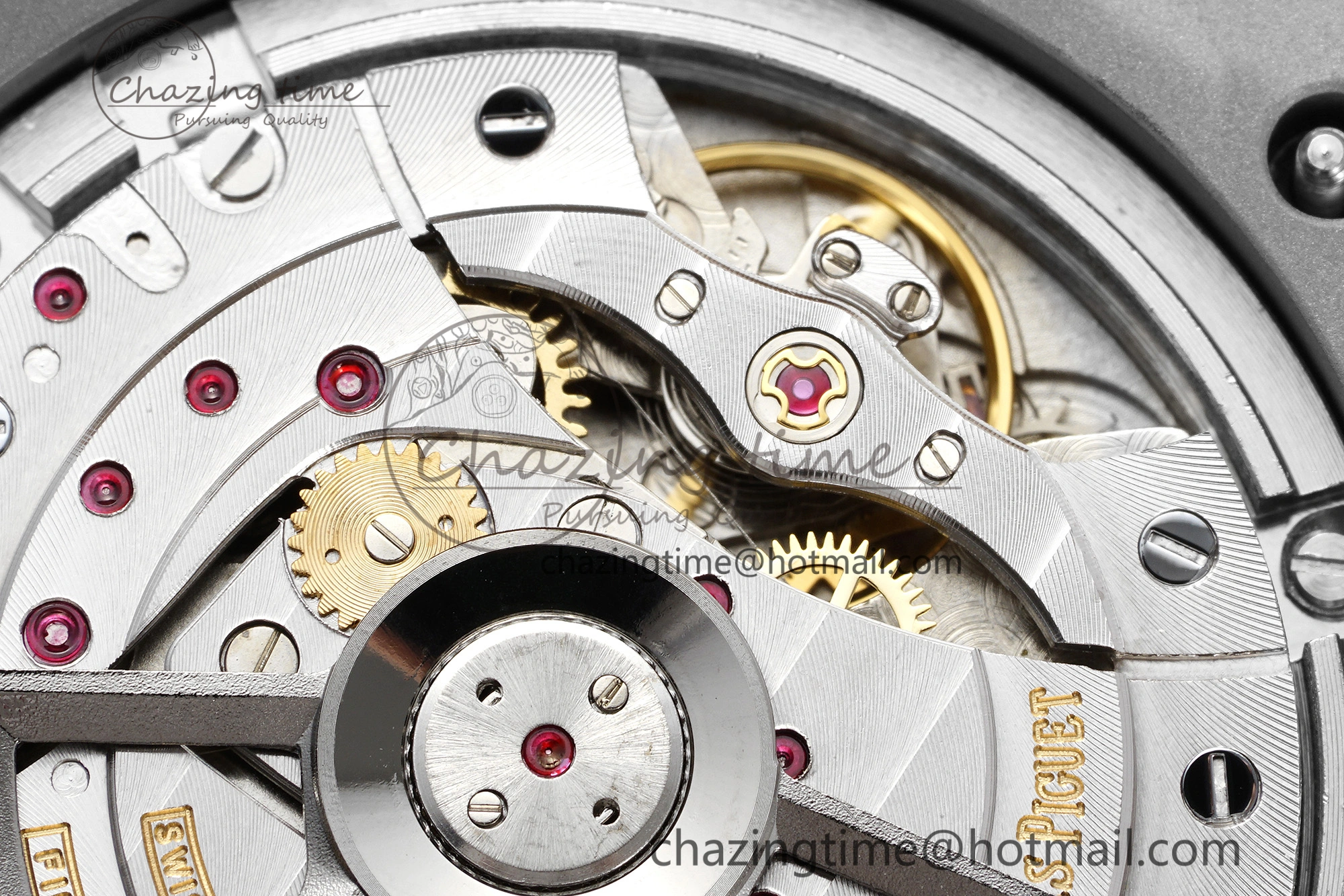 Royal Oak Offshore 44mm SS Black Ceramic Bezel RSF Best Edition White Black Dial on Rubber Strap A3126 V2