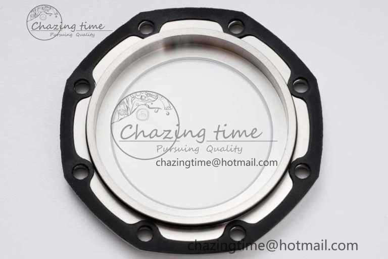 Royal Oak Offshore 44mm SS Ceramic Bezel JJF 1:1 Best Edition Gray Dial on Rubber Strap A3126 V2