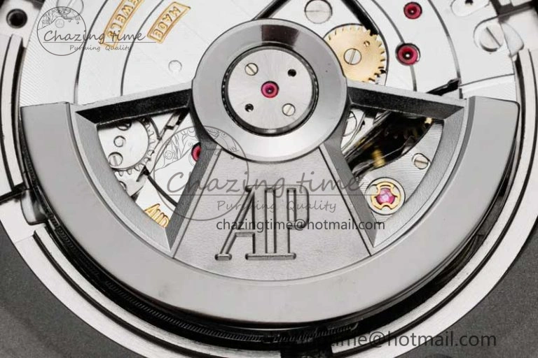 Royal Oak Offshore 44mm SS Ceramic Bezel JJF 1:1 Best Edition Gray Dial on Rubber Strap A3126 V2