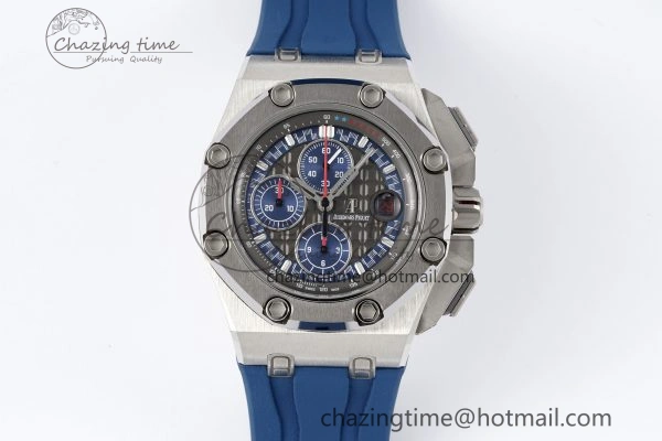 Royal Oak Offshore 44mm SS Michael Schumacher Blue 1:1 JJF Best Edition A3126