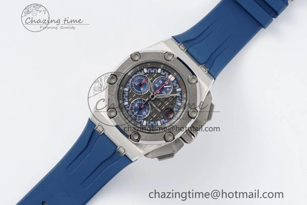Royal Oak Offshore 44mm SS Michael Schumacher Blue 1:1 JJF Best Edition A3126