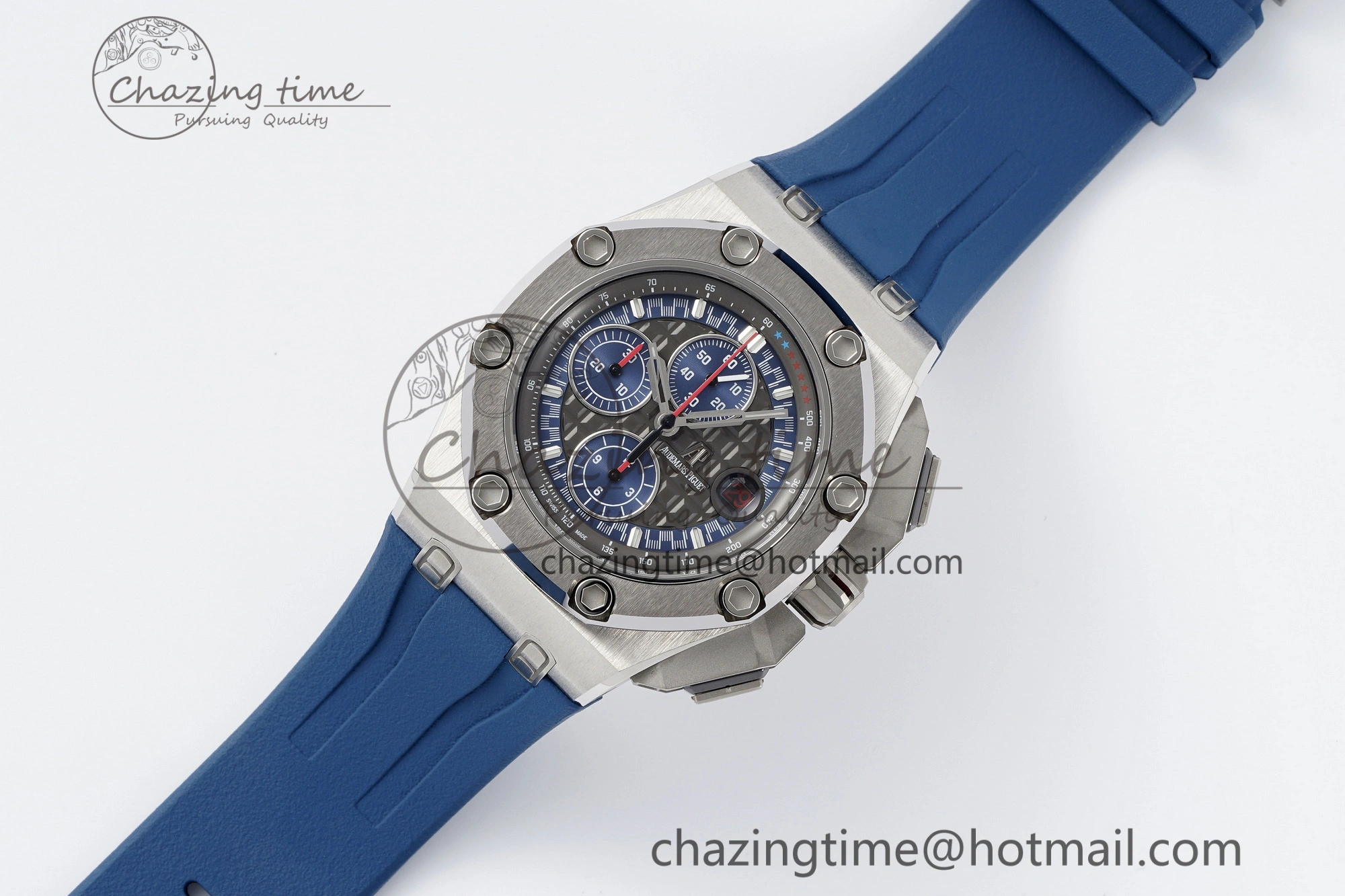 Royal Oak Offshore 44mm SS Michael Schumacher Blue 1:1 JJF Best Edition A3126