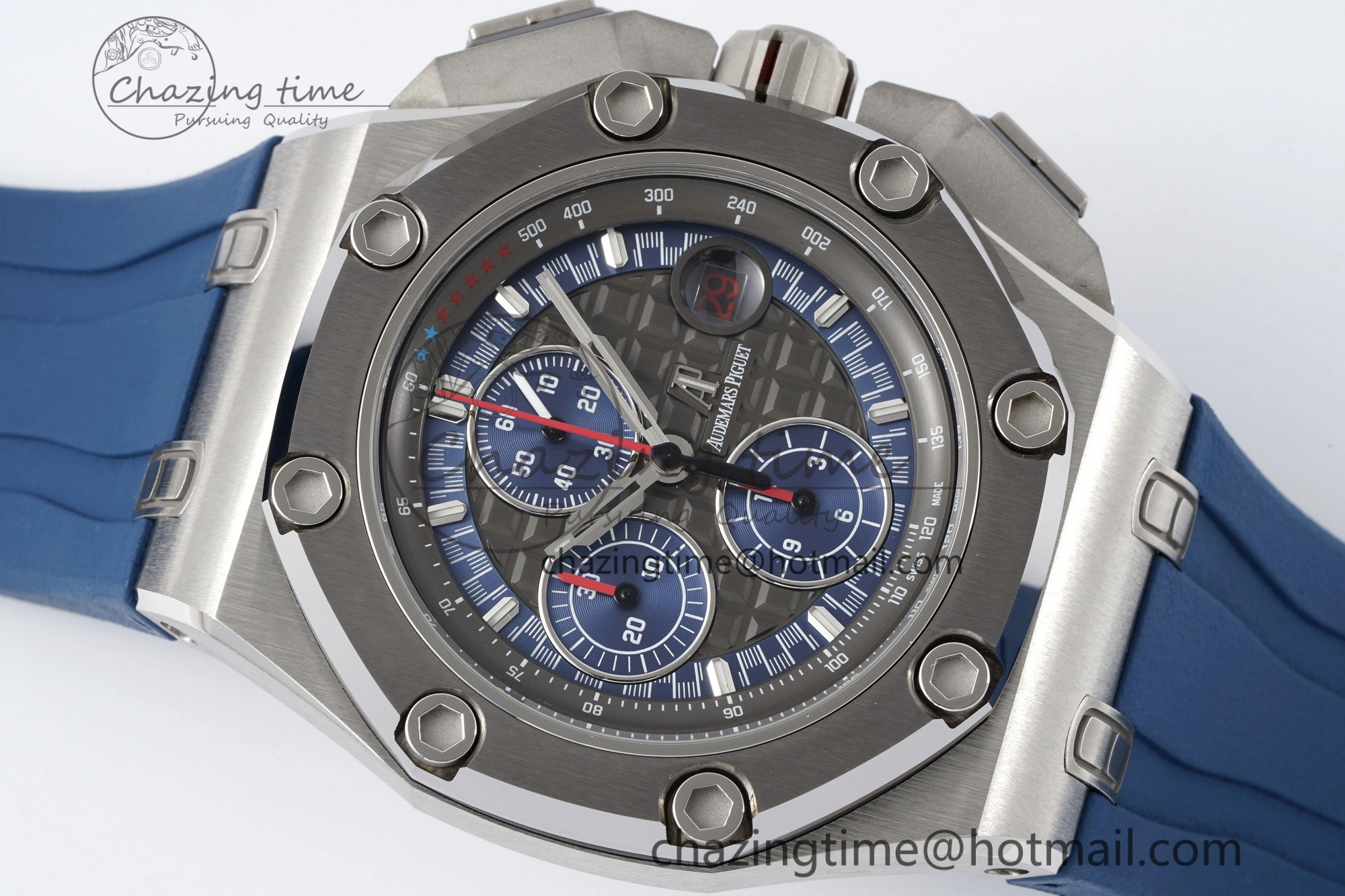 Royal Oak Offshore 44mm SS Michael Schumacher Blue 1:1 JJF Best Edition A3126