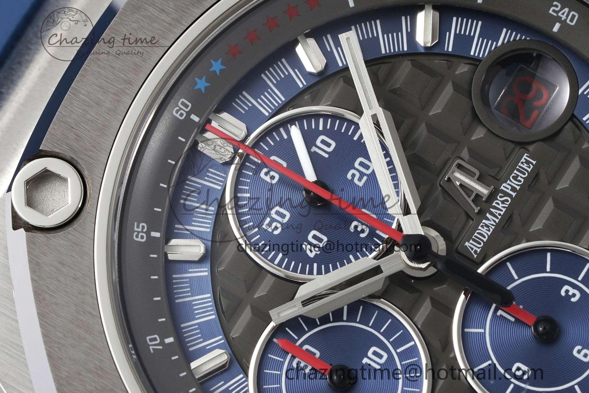Royal Oak Offshore 44mm SS Michael Schumacher Blue 1:1 JJF Best Edition A3126