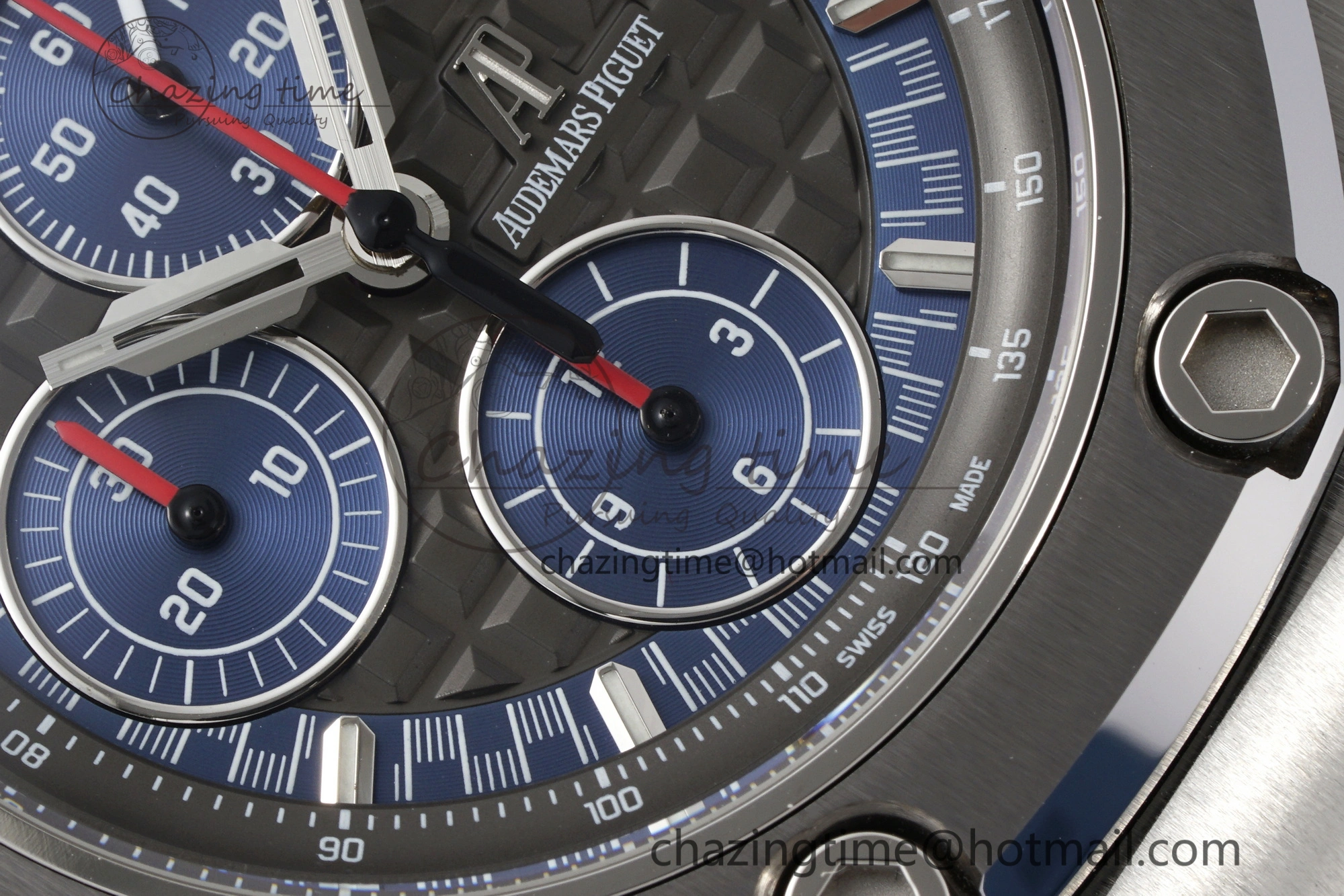 Royal Oak Offshore 44mm SS Michael Schumacher Blue 1:1 JJF Best Edition A3126