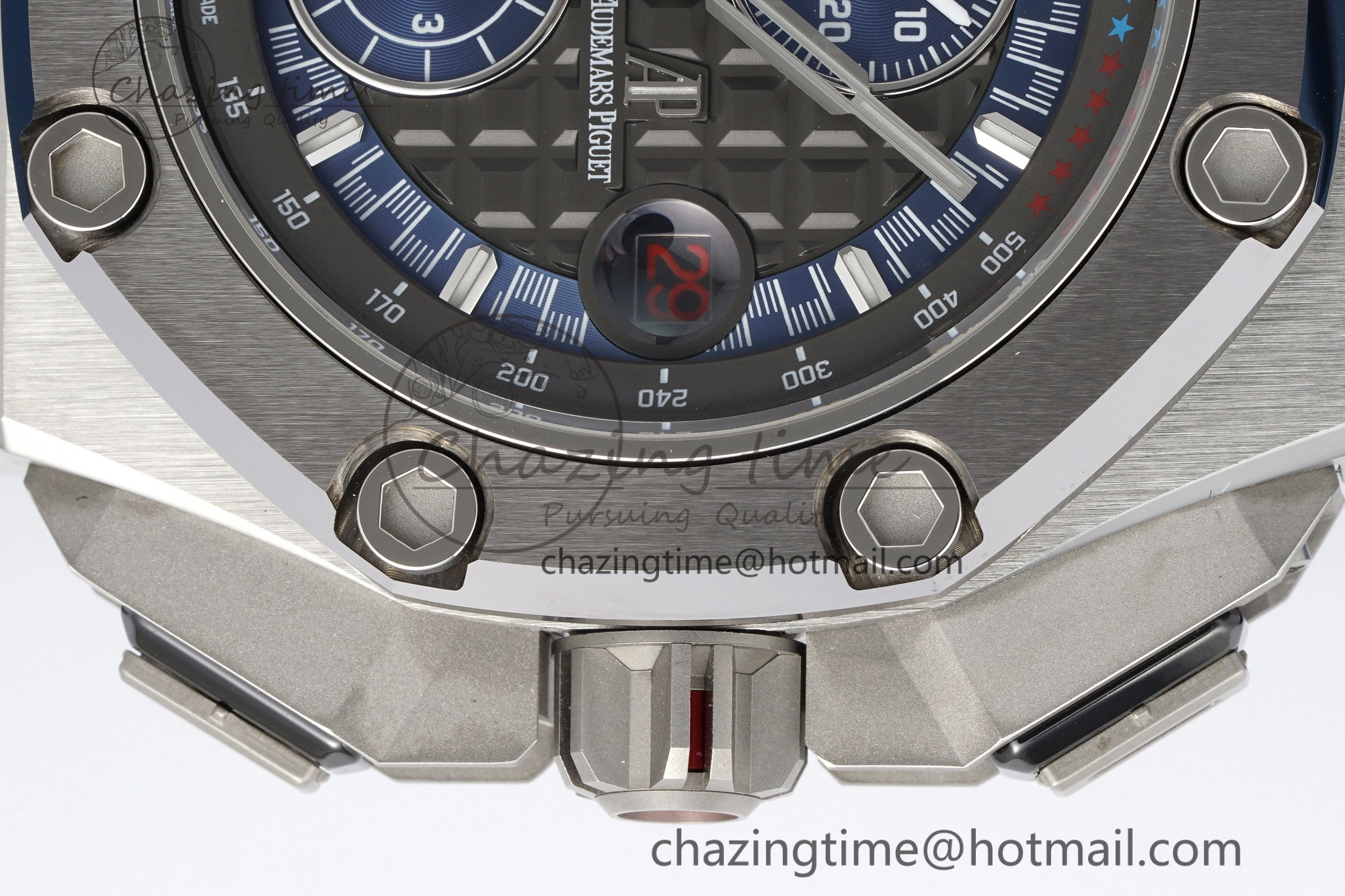 Royal Oak Offshore 44mm SS Michael Schumacher Blue 1:1 JJF Best Edition A3126
