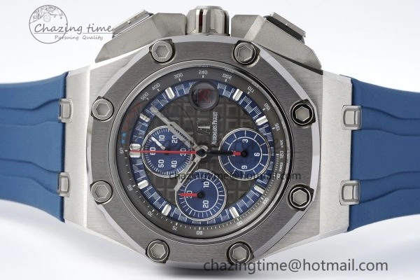 Royal Oak Offshore 44mm SS Michael Schumacher Blue 1:1 JJF Best Edition A3126