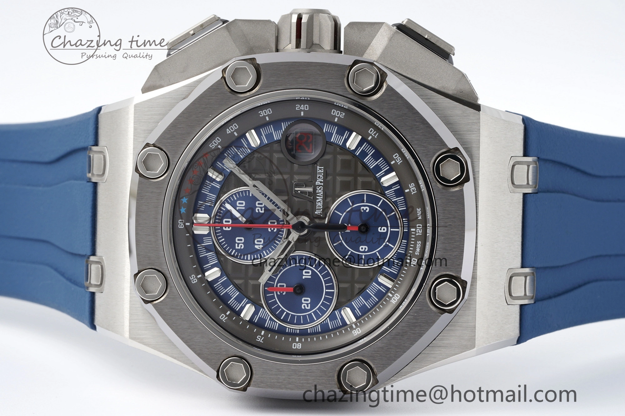 Royal Oak Offshore 44mm SS Michael Schumacher Blue 1:1 JJF Best Edition A3126