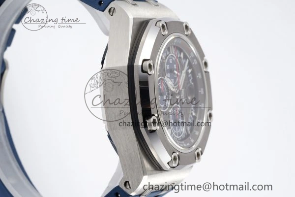 Royal Oak Offshore 44mm SS Michael Schumacher Blue 1:1 JJF Best Edition A3126