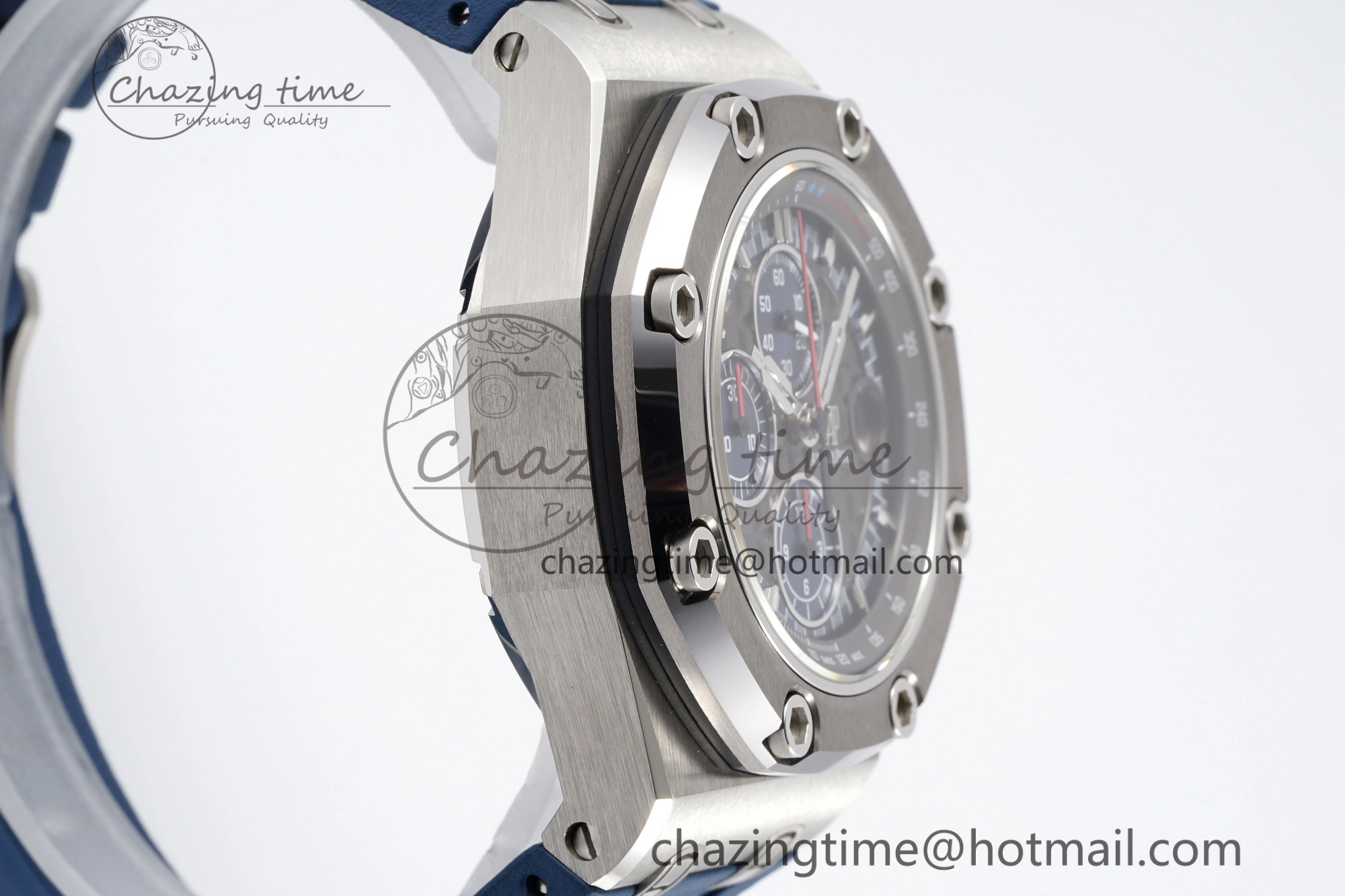 Royal Oak Offshore 44mm SS Michael Schumacher Blue 1:1 JJF Best Edition A3126