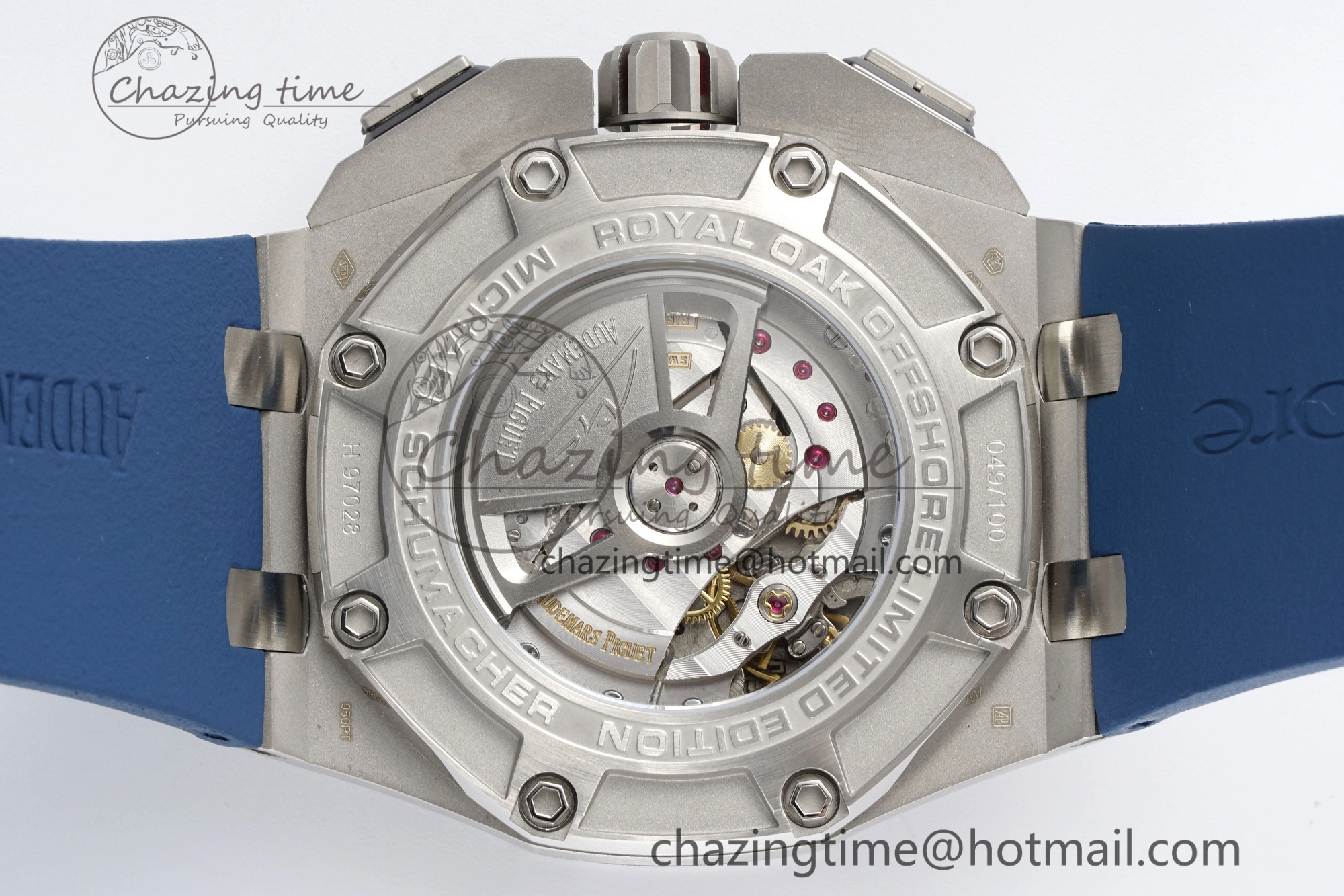 Royal Oak Offshore 44mm SS Michael Schumacher Blue 1:1 JJF Best Edition A3126