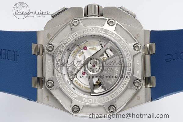 Royal Oak Offshore 44mm SS Michael Schumacher Blue 1:1 JJF Best Edition A3126