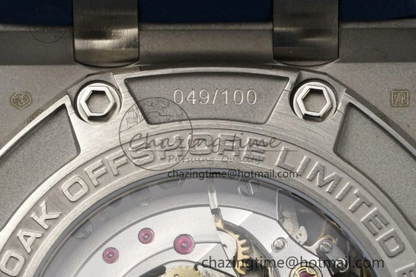 Royal Oak Offshore 44mm SS Michael Schumacher Blue 1:1 JJF Best Edition A3126