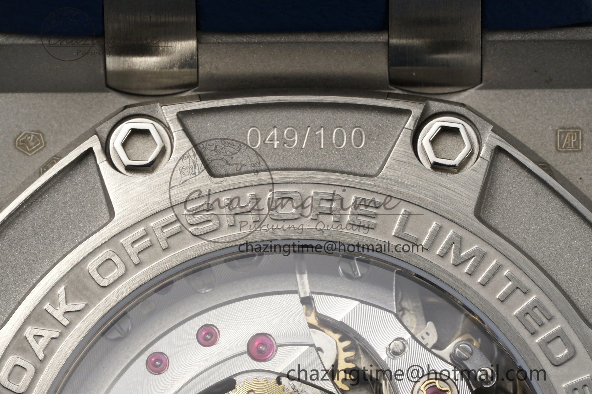 Royal Oak Offshore 44mm SS Michael Schumacher Blue 1:1 JJF Best Edition A3126