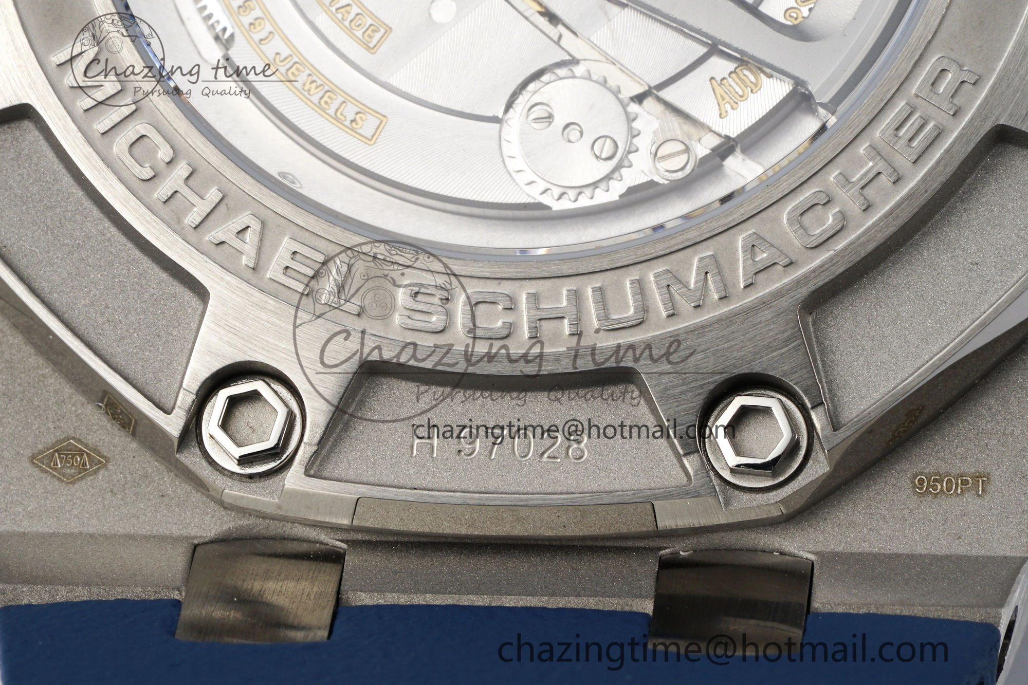 Royal Oak Offshore 44mm SS Michael Schumacher Blue 1:1 JJF Best Edition A3126