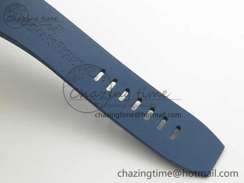 Royal Oak Offshore 44mm SS Michael Schumacher Blue Dial 1:1 JF Best Edition A3126 (FREE XS Strap) V2 w  Cyclops