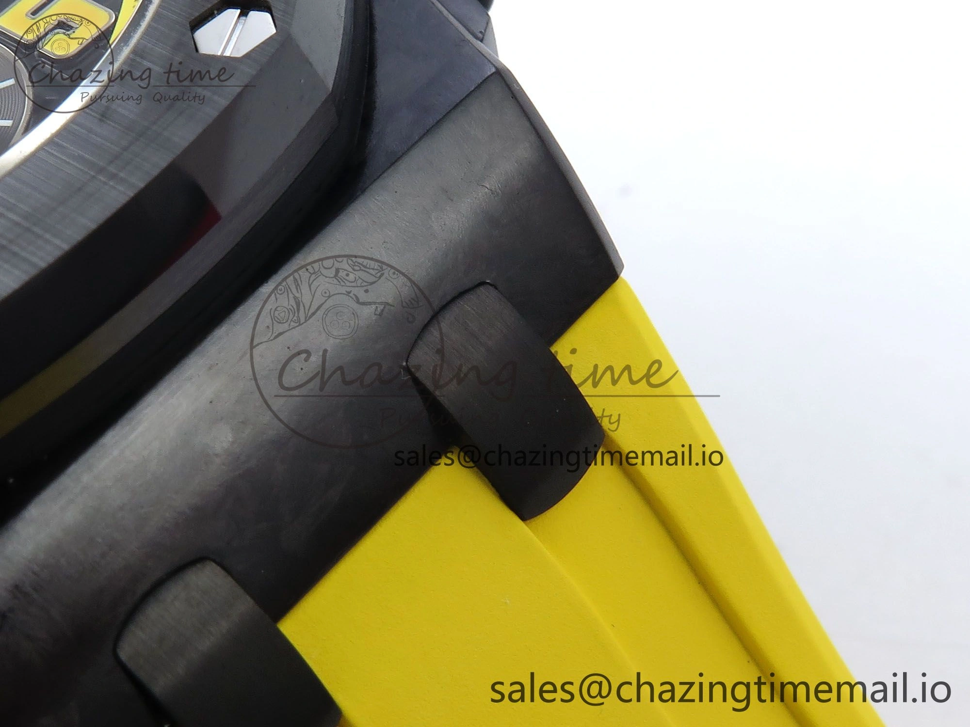 Royal Oak Offshore 44mm SS TKF 1:1 Best Edition Black Yellow Dial on Yellow Rubber Strap A3126