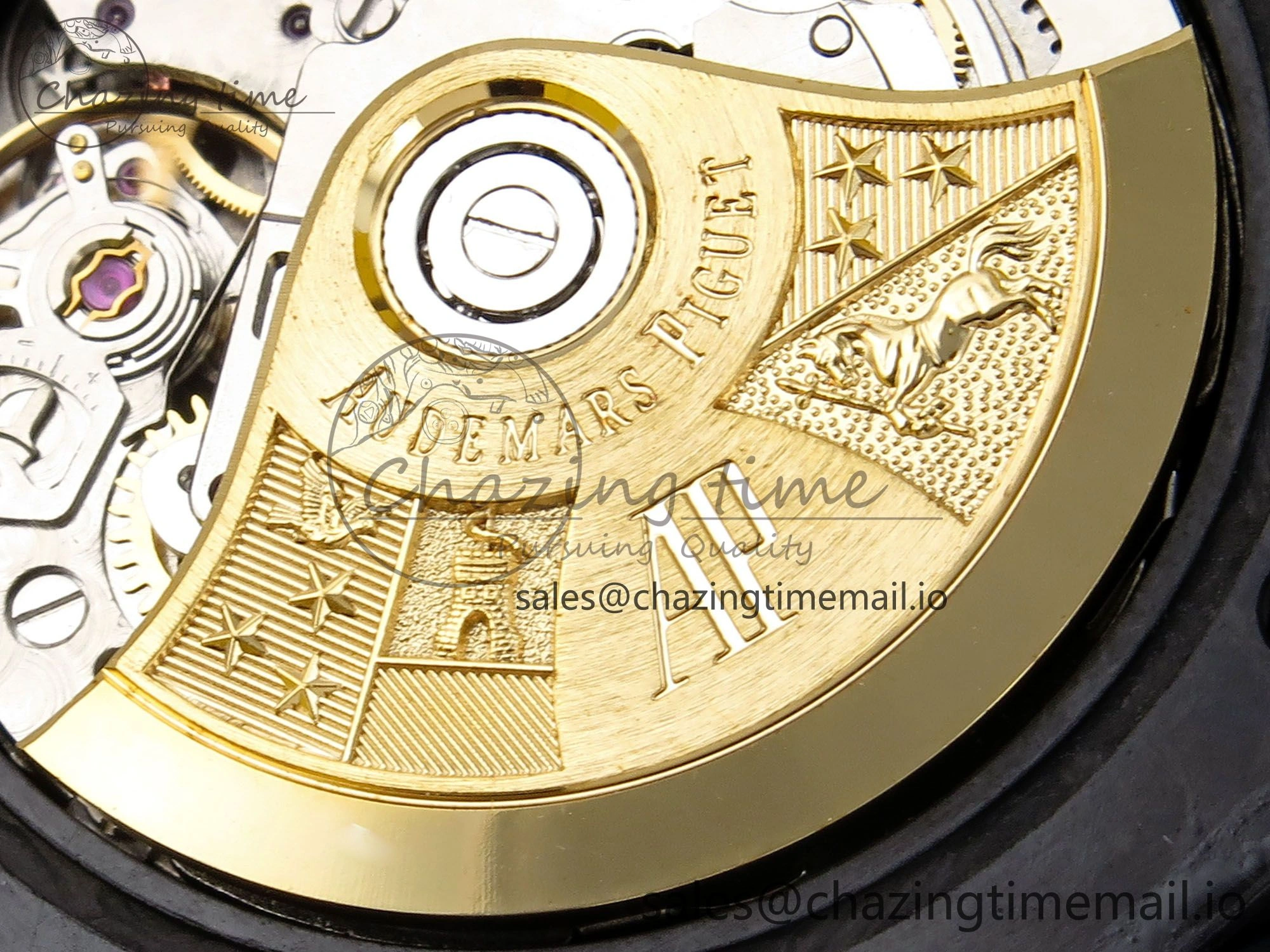 Royal Oak Offshore 44mm SS TKF 1:1 Best Edition Black Yellow Dial on Yellow Rubber Strap A3126