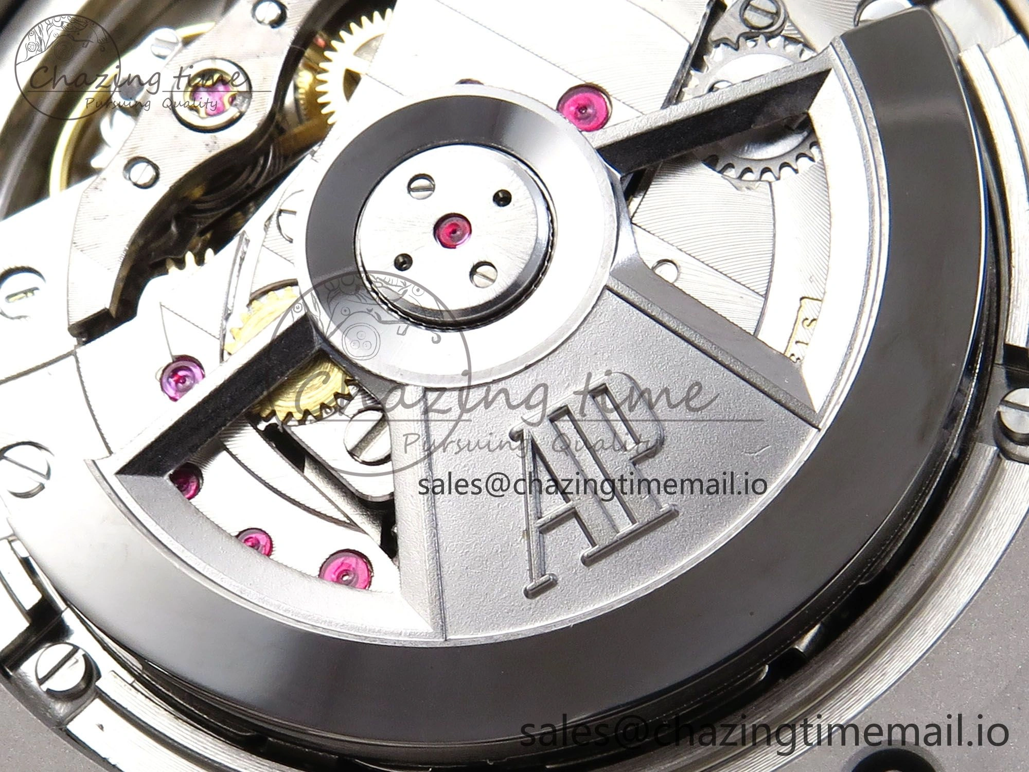 Royal Oak Offshore 44mm SS TKF 1:1 Best Edition Blue Dial on Blue Camou Rubber Strap A3126