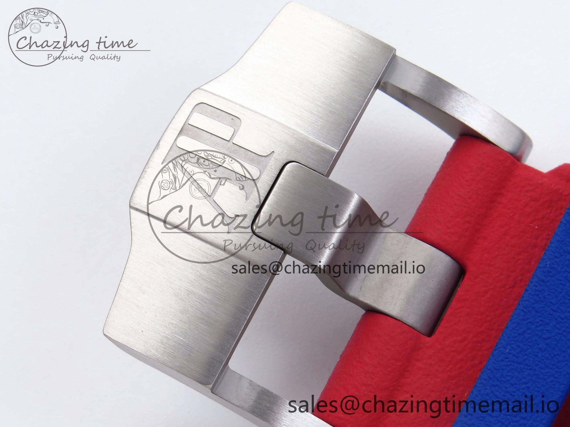 Royal Oak Offshore 44mm SS TKF 1:1 Best Edition Blue Red Dial on Blue Red Rubber Strap A3126