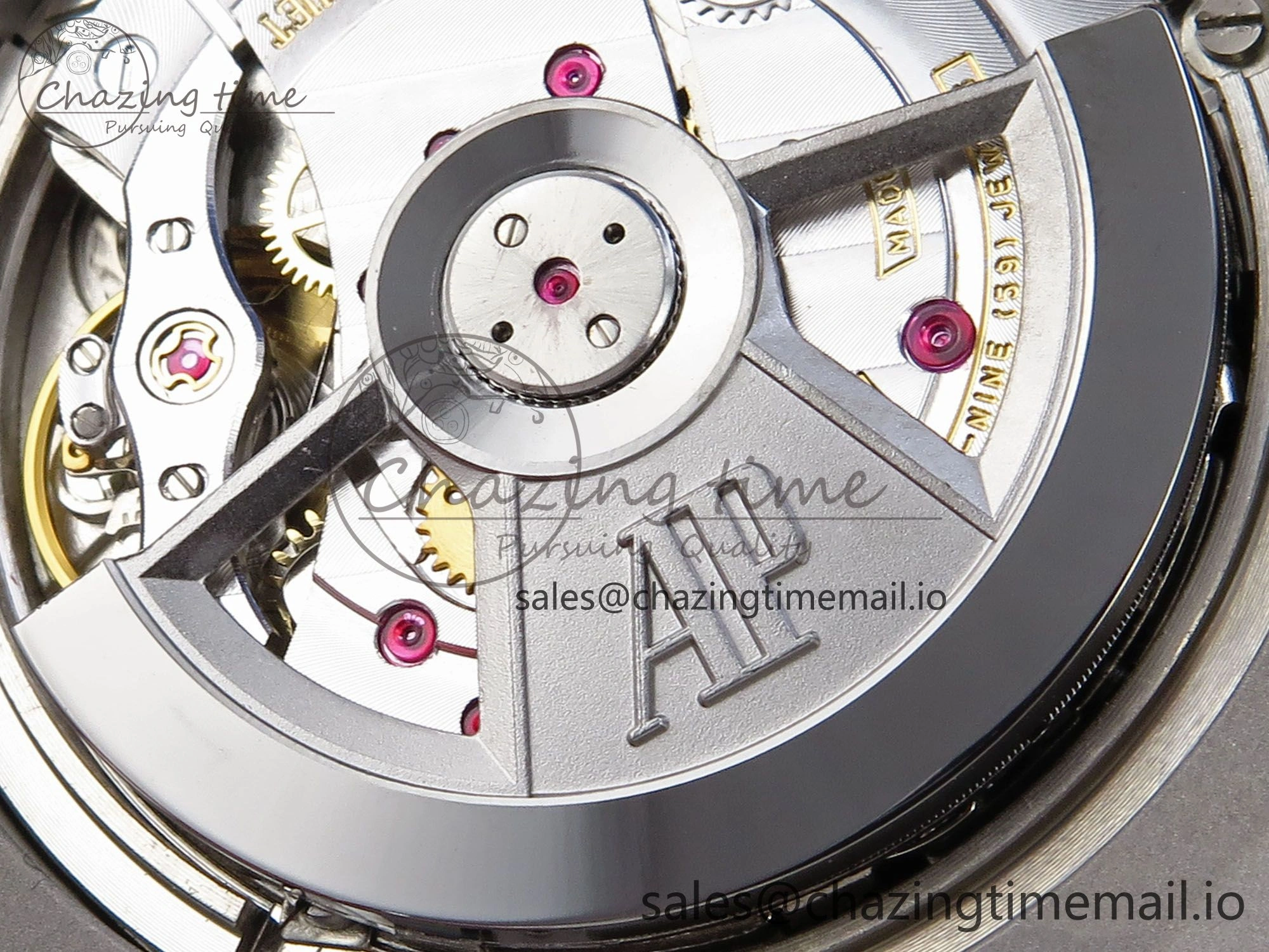 Royal Oak Offshore 44mm SS TKF 1:1 Best Edition Blue Red Dial on Blue Red Rubber Strap A3126