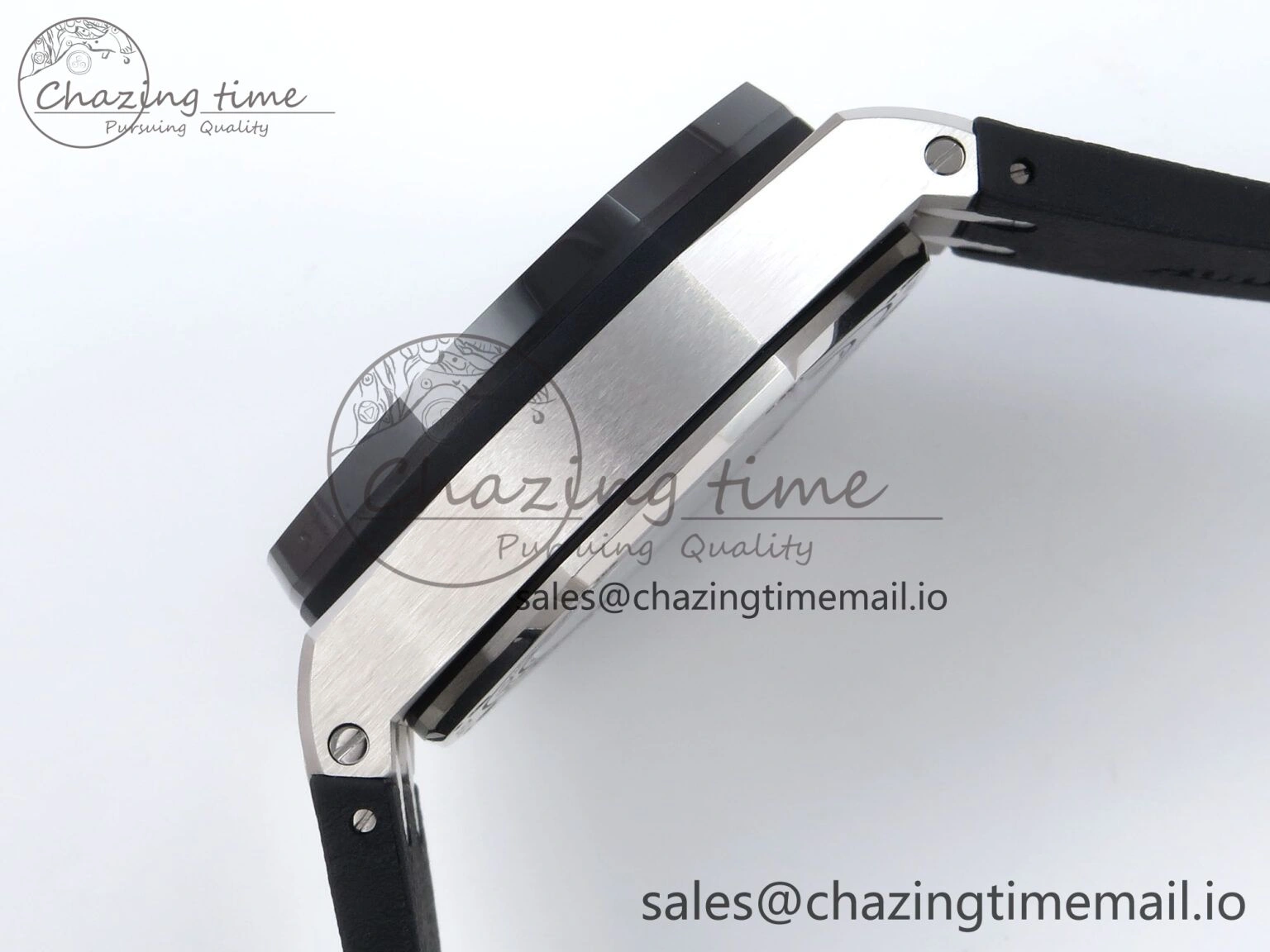 Royal Oak Offshore 44mm SS TKF 1:1 Best Edition White Dial on Black Rubber Strap A3126