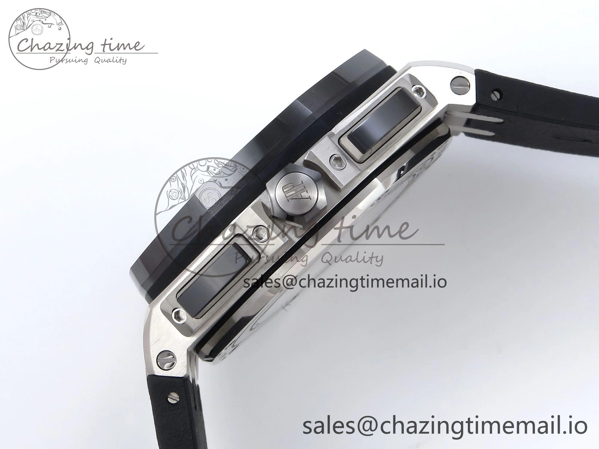 Royal Oak Offshore 44mm SS TKF 1:1 Best Edition White Dial on Black Rubber Strap A3126