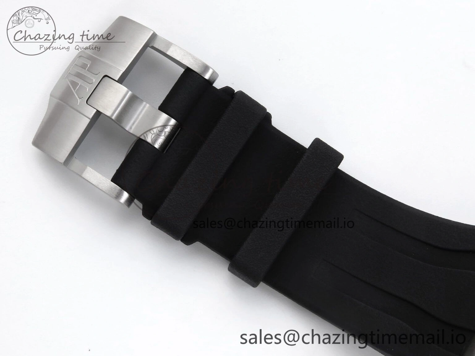 Royal Oak Offshore 44mm SS TKF 1:1 Best Edition White Dial on Black Rubber Strap A3126