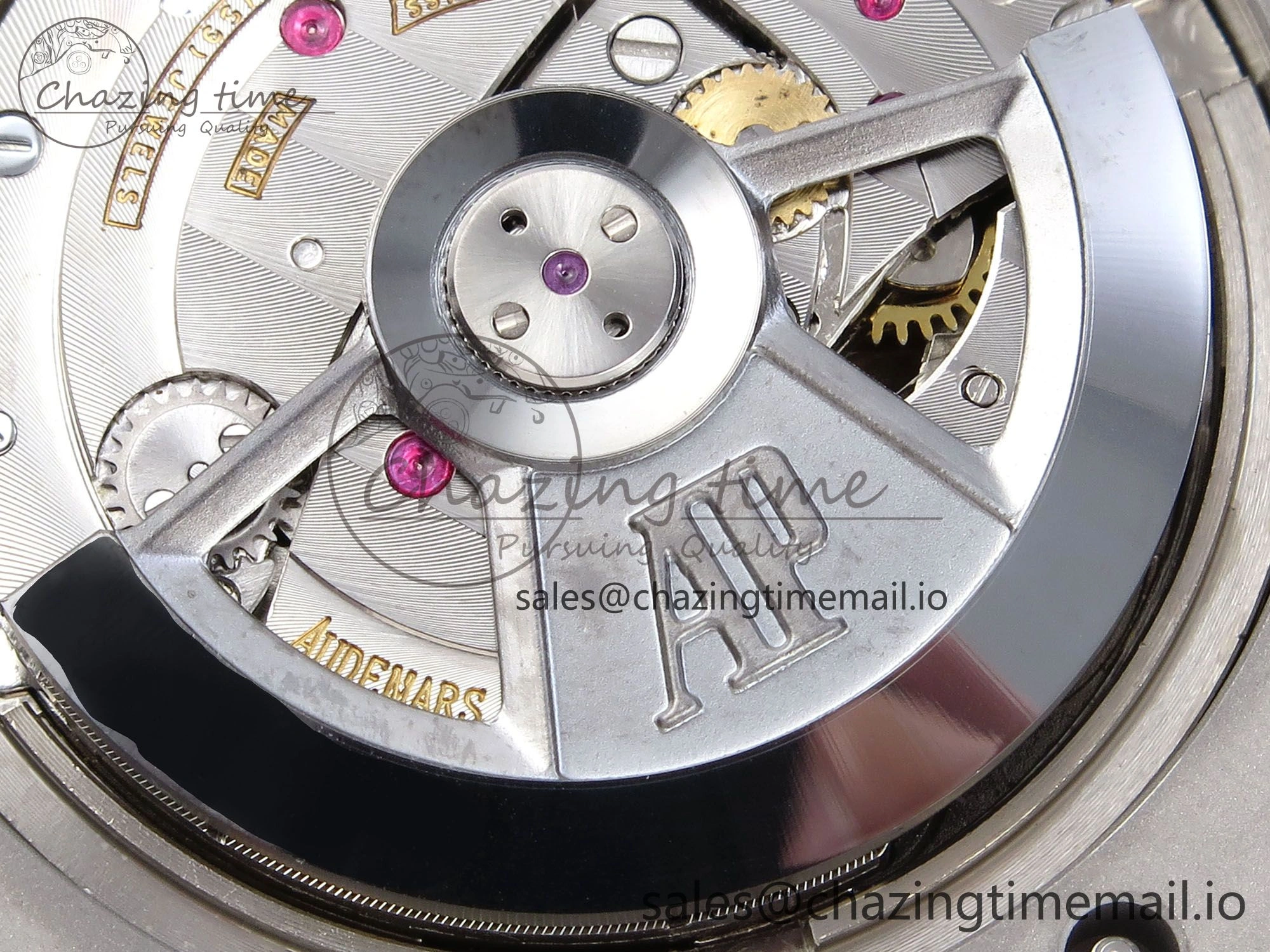 Royal Oak Offshore 44mm SS TKF 1:1 Best Edition White Dial on Black Rubber Strap A3126