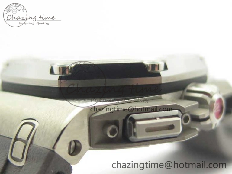 Royal Oak Offshore 44mm Titanium Michael Schumacher 1:1 JF Best Edition A3126 (Free XS Strap) V2 w  Cyclops