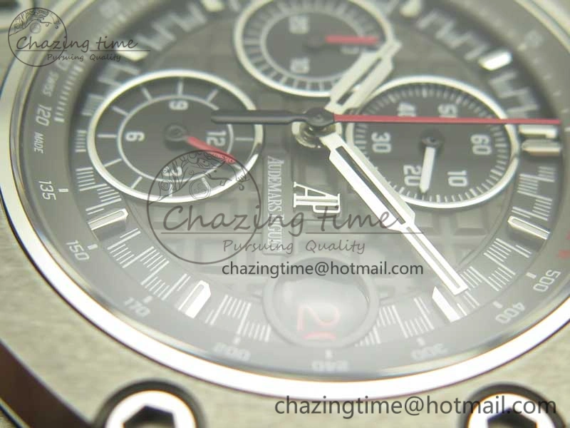Royal Oak Offshore 44mm Titanium Michael Schumacher 1:1 JF Best Edition A3126 (Free XS Strap) V2 w  Cyclops