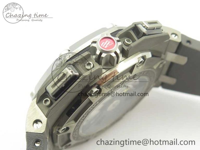 Royal Oak Offshore 44mm Titanium Michael Schumacher 1:1 JF Best Edition A3126 (Free XS Strap) V2 w  Cyclops