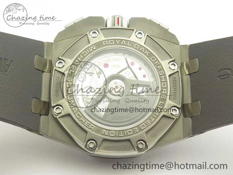 Royal Oak Offshore 44mm Titanium Michael Schumacher 1:1 JF Best Edition A3126 (Free XS Strap) V2 w  Cyclops