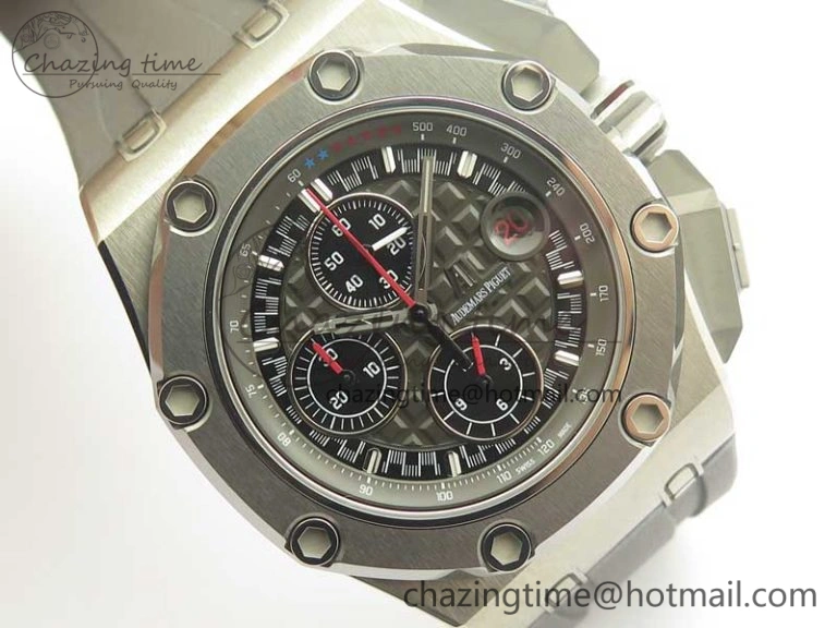 Royal Oak Offshore 44mm Titanium Michael Schumacher 1:1 JF Best Edition A3126 (Free XS Strap) V2 w  Cyclops