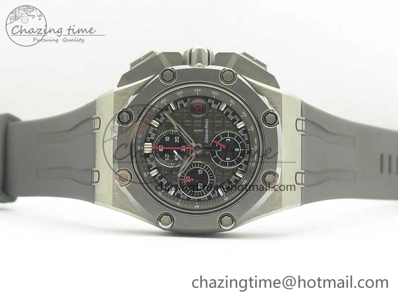 Royal Oak Offshore 44mm Titanium Michael Schumacher 1:1 JF Best Edition A3126 (Free XS Strap) V2 w  Cyclops