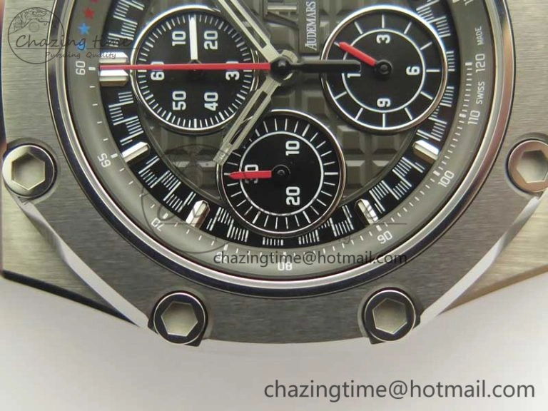 Royal Oak Offshore 44mm Titanium Michael Schumacher 1:1 JF Best Edition A3126 (Free XS Strap) V2 w  Cyclops