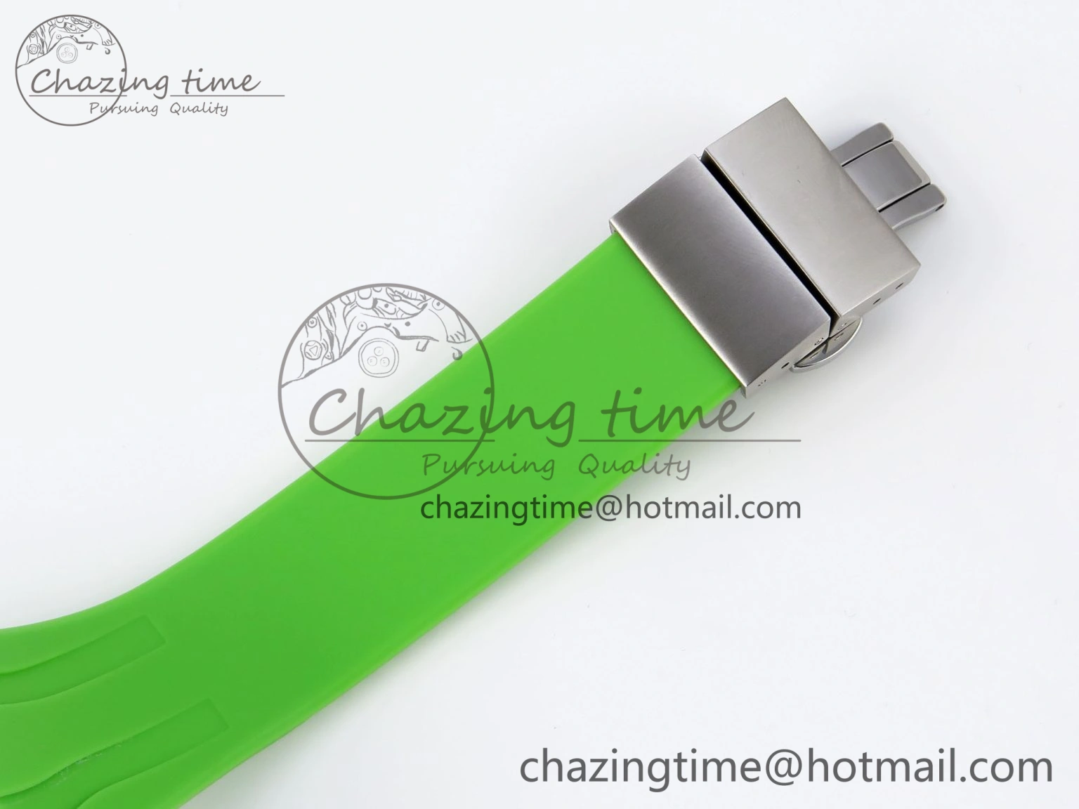Royal Oak Offshore 44mm Transparent APF Best Edition Colorful Dial on Green Rubber Strap A3126